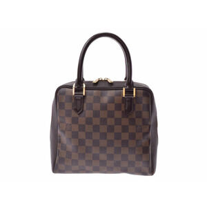 Louis Vuitton Damier Brera Brown Leather Handbag